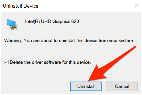 delete-display-drivers كيفية إصلاح وميض الشاشة في Windows 10