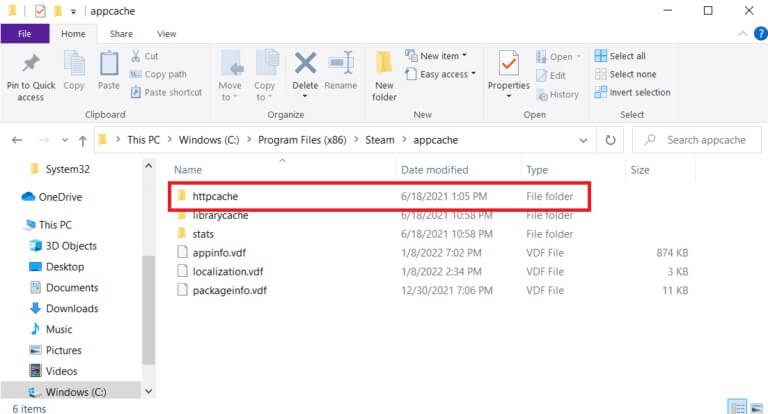delete-the-httpcache-folder-768x414-1 إصلاح Steam بطيء في Windows 10