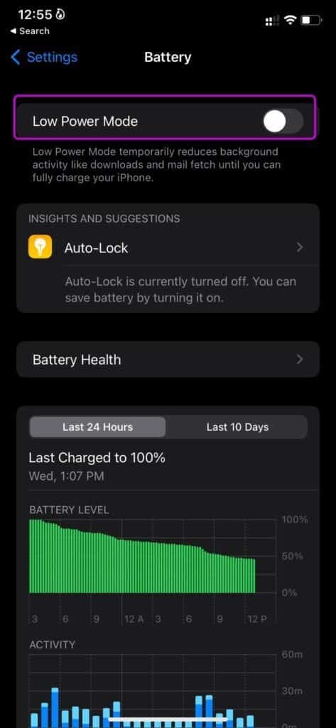 disable-low-power-mode-fix-apps-not-updating-on-iPhone-473x1024-1 أفضل 8 طرق لإصلاح عدم تحديث التطبيقات على iPhone