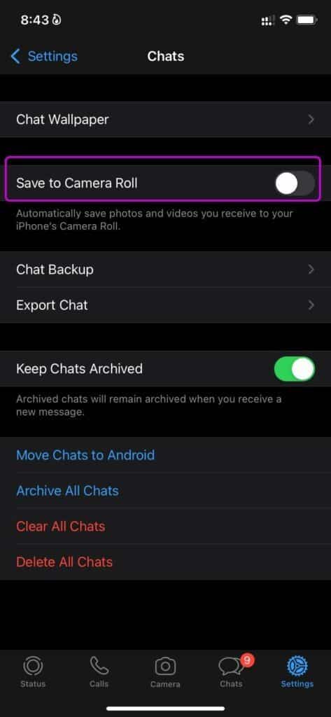 disable-save-to-camera-roll-prevent-whatsapp-from-saving-photos-473x1024-1 كيفية منع WhatsApp من حفظ الصور على iPhone و Android