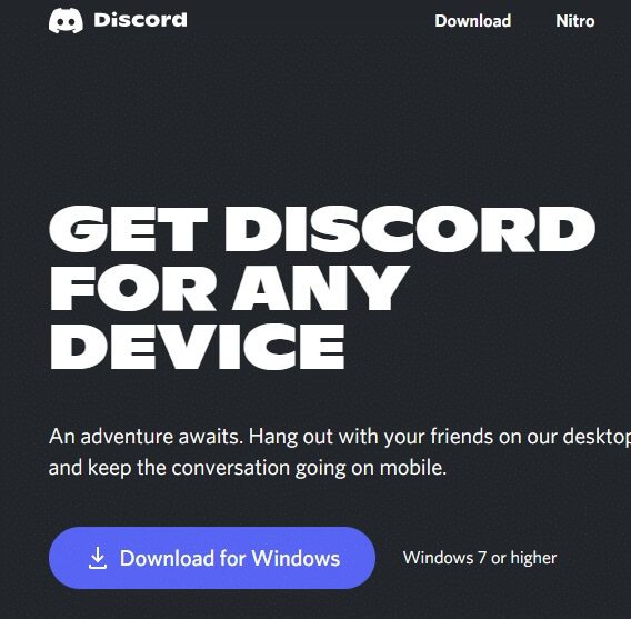 discord-download-for-windows-3 إصلاح خطأ 0 ERROR_SUCCESS على Windows