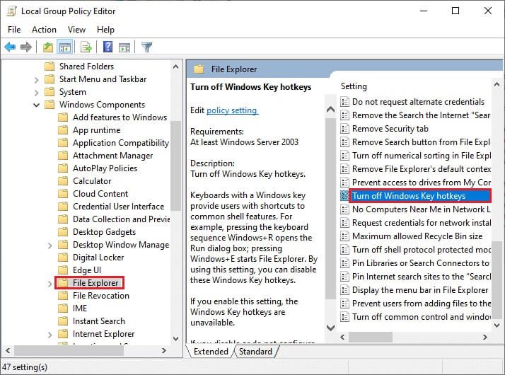 double-click-on-the-Turn-off-Windows-key-hotkeys-setting-in-local-group-policy-editor كيفية إصلاح تعطيل مفتاح Windows