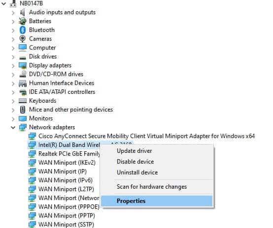 double-click-on-the-network-adapters-from-the-pane-1-1 إصلاح ERR_CONNECTION_RESET في Chrome