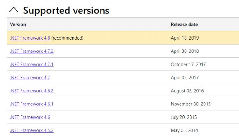 download-the-updated-net-framework-768x436-1 إصلاح خطأ تطبيق معرف الحدث 1000 في نظام التشغيل Windows 10
