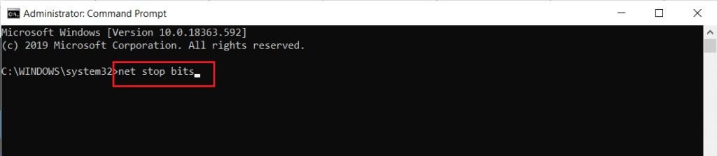 execute-net-stop-bits-command-in-cmd-or-command-prompt-1024x223-1 إصلاح خطأ لا توجد كاميرا متصلة 0xa00f4244
