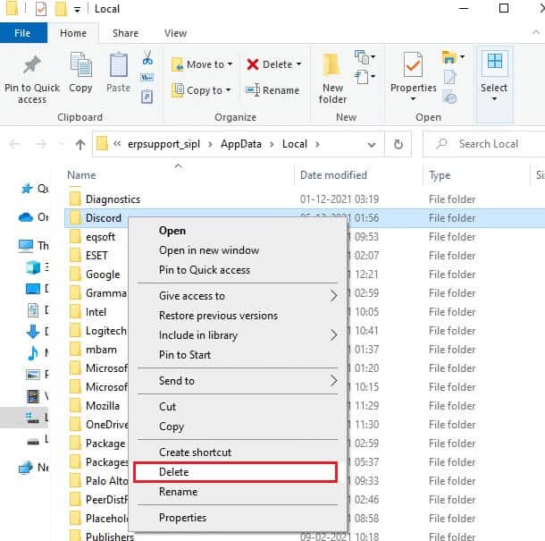 find-the-discord-folder-by-using-the-search-menu-a إصلاح خطأ Discord JavaScript عند بدء التشغيل