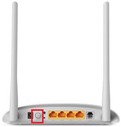find-the-onoff-button-at-the-back-of-your-router إصلاح مشكلة أمان INET E في Microsoft Edge