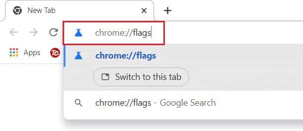 go-to-chrome-flags-page-in-Google-Chrome إصلاح عدم عمل Twitch على Chrome