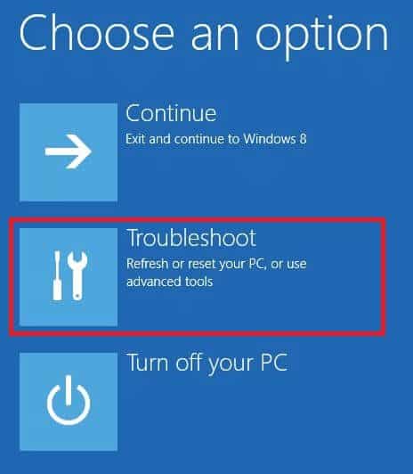 here-click-on-troubleshoot-to-fix-the-handle-is-i إصلاح خطأ المعالج غير صالح في نظام التشغيل Windows 10