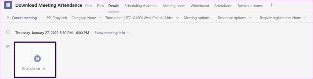 كيفية تنزيل قائمة حضور الاجتماع على Microsoft Teams - %categories