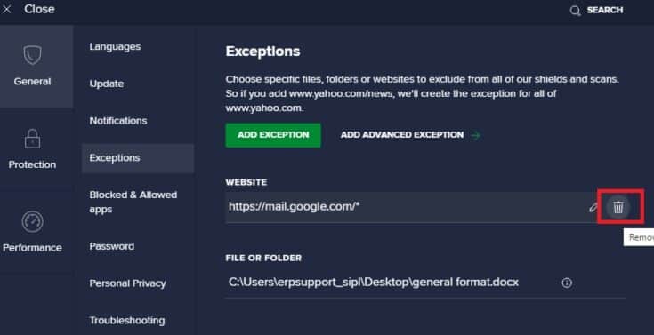 if-you-want-to-remove-the-url-from-the-avast-white-735x377-1 إصلاح ERR_CONNECTION_RESET في Chrome