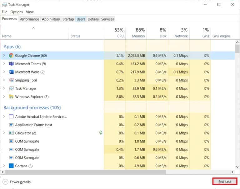 in-the-processes-tab-search-and-select-the-tasks-768x604-1 إصلاح خطأ فشل تحديث المشغل Warframe