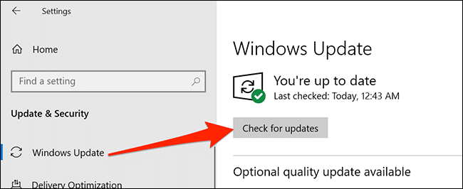install-windows-updates كيفية إصلاح وميض الشاشة في Windows 10