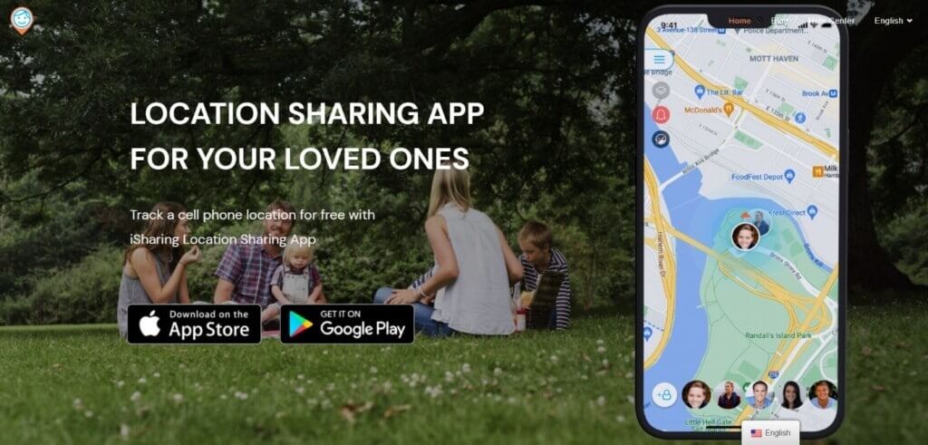 isharing-1024x491-1 أفضل 20 تطبيق لتتبع الهاتف المحمول