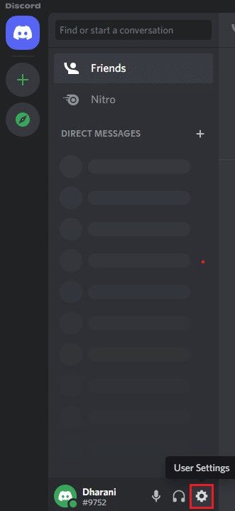 launch-discord-on-your-pc-and-click-on-user-settin-9 كيفية إصلاح عدم عمل كاميرا Discord