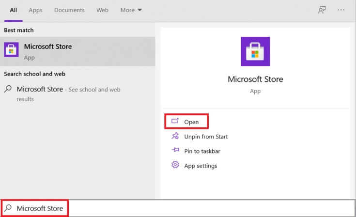 launch-microsoft-store-735x448-1 إصلاح خطأ لا توجد كاميرا متصلة 0xa00f4244