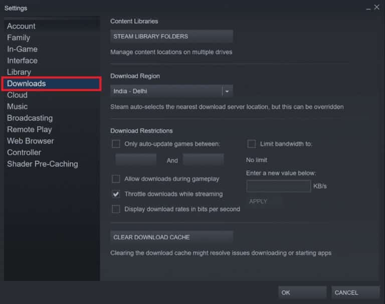 إصلاح خطأ قفل ملف محتوى Steam - %categories