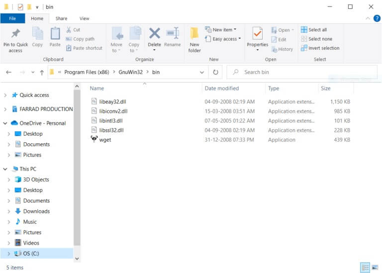 navigate-to-the-location-of-the-application-1-768x549-1 كيفية تنزيل WGET لنظام التشغيل Windows 10 وتثبيته واستخدامه