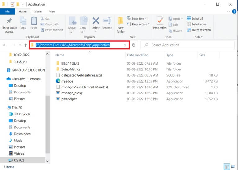 navigate-to-the-location-of-the-application-768x548-2 إصلاح STATUS ACCESS VIOLATION في Chrome