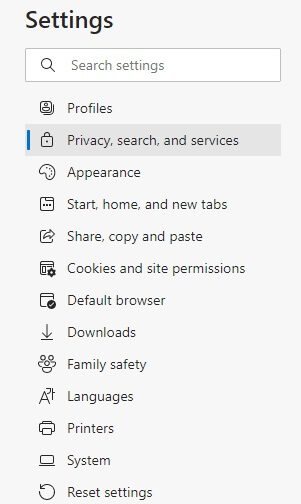 navigate-to-the-privacy-search-and-services-opti-1 إصلاح STATUS ACCESS VIOLATION في Chrome