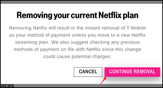 netflix-cancel-account-tmobile-remove-add-on كيفية إلغاء اشتراكك في Netflix