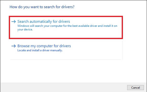 next-click-on-search-automatically-for-drivers-to-1 إصلاح ERR_CONNECTION_RESET في Chrome