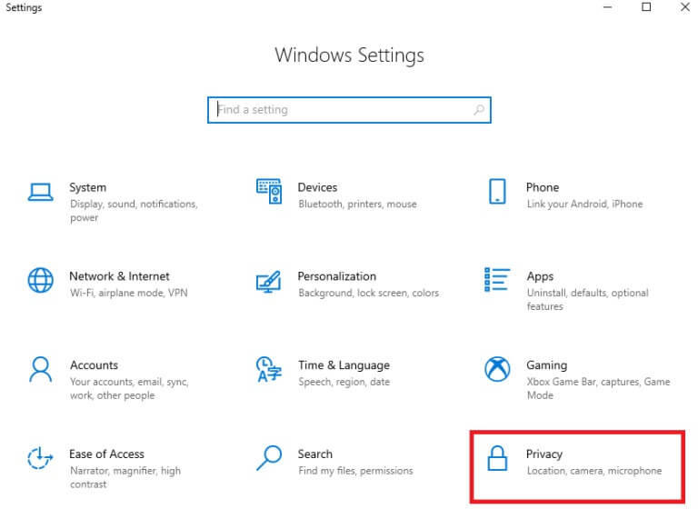 now-click-on-privacy-4-768x571-1 كيفية إصلاح عدم عمل كاميرا Discord