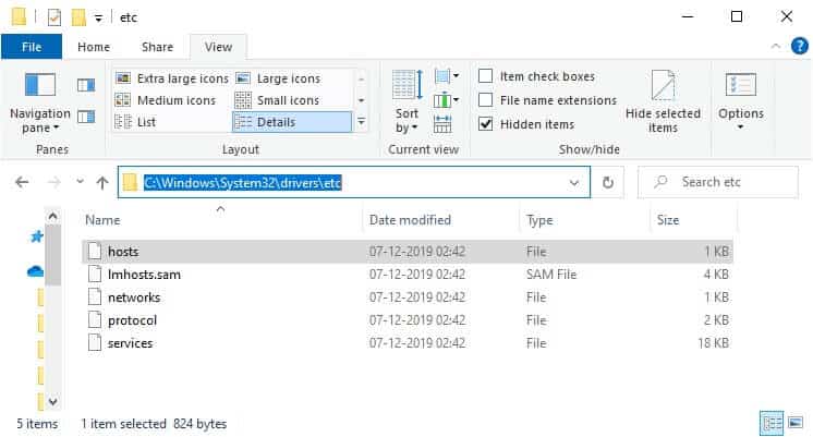 now-copy-and-paste-the-following-path-in-the-navi إصلاح ERR_EMPTY_RESPONSE على Windows 10
