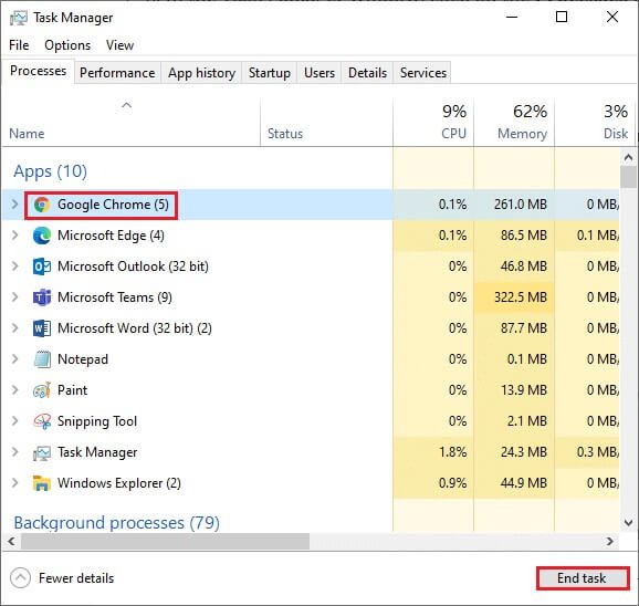 إصلاح نفاد الذاكرة في Chrome - %categories