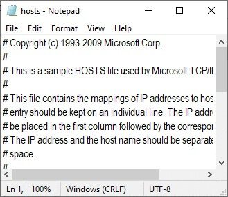 إصلاح ERR_EMPTY_RESPONSE على Windows 10 - %categories