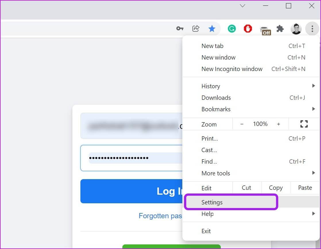 open-chrome-settings-remove-remembered-email-from-facebook-login_4d470f76dc99e18ad75087b1b8410ea9 كيفية إزالة عنوان البريد الإلكتروني الذي تم تذكره في تسجيل الدخول إلى Facebook على الويب والجوال