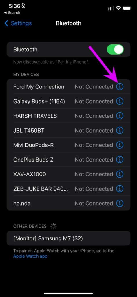 open-info-menu-fix-iPhone-not-connecting-to-a-bluetooth-speaker-473x1024-1 أفضل 8 طرق لإصلاح عدم اتصال iPhone بسماعة Bluetooth