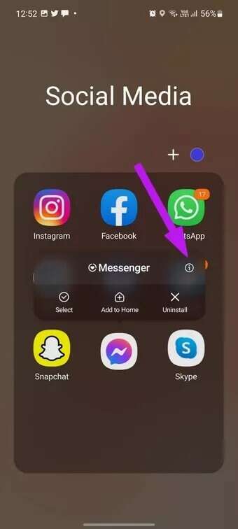 open-messenger-app-info-fix-messenger-lag-on-android_7c4a12eb7455b3a1ce1ef1cadcf29289-340x756 أفضل 8 طرق لإصلاح تأخر Facebook Messenger على Android