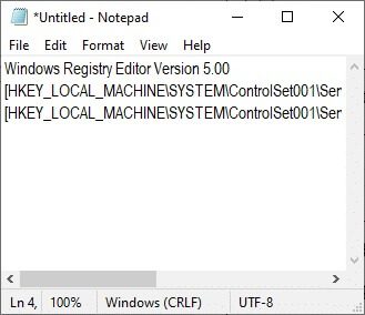 open-notepad إصلاح الإستخدام العالي للقرص Ntoskrnl.exe