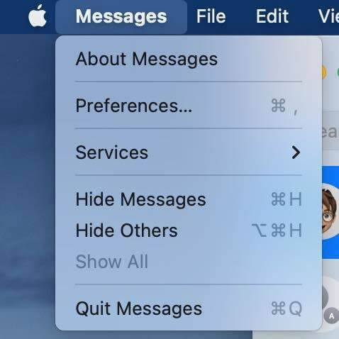 open-preferences-fix-iMessage-not-working-on-Mac-1 أفضل 9 طرق لإصلاح عدم عمل iMessage على Mac