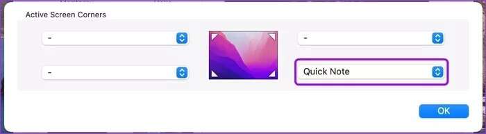 open-quick-note-menu_935adec67b324b146ff212ec4c69054f-700x193 كيفية تعطيل Quick Note من Hot Corner على أجهزة Mac و iPad