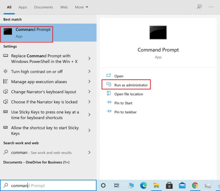 press-the-windows-key-type-command-prompt-and-ope-768x666-1 إصلاح عدم اتصال جهاز الكمبيوتر الذي يعمل بنظام Windows بالتلفزيون