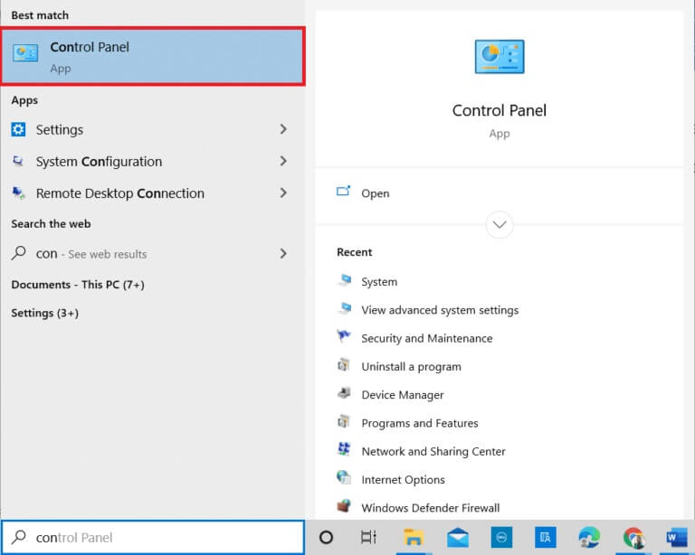 press-the-windows-key-type-control-panel-and-laun-768x614-1 إصلاح خطأ Discord JavaScript عند بدء التشغيل