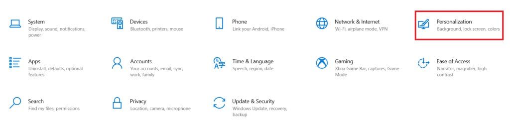 press-windows-and-i-keys-to-open-settings-click-p-1024x269-1 كيفية إنشاء سطح مكتب مبسط على Windows 10