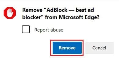 remove-adblock-extension-from-microsoft-edge إصلاح مشكلة أمان INET E في Microsoft Edge