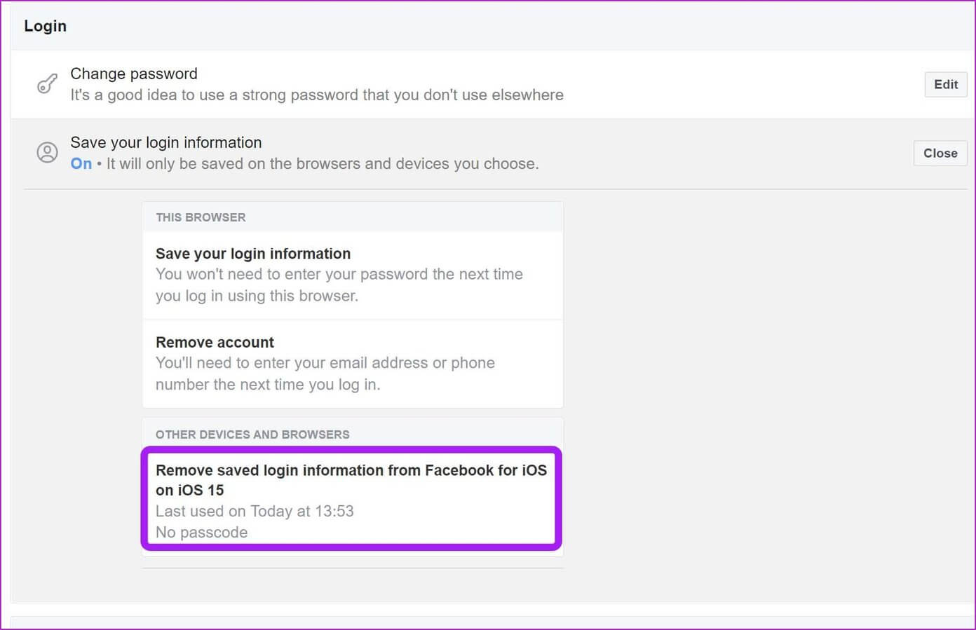 remove-saved-login-information-remove-remembered-email-from-facebook-login_4d470f76dc99e18ad75087b1b8410ea9 كيفية إزالة عنوان البريد الإلكتروني الذي تم تذكره في تسجيل الدخول إلى Facebook على الويب والجوال