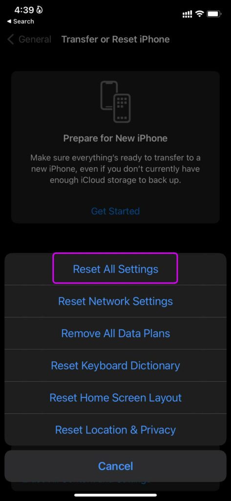 reset-all-settings-Screen-Goes-Black-During-Call-Issue-473x1024-1 أفضل 9 طرق لإصلاح تحول شاشة iPhone إلى اللون الأسود عند إصدار المكالمة