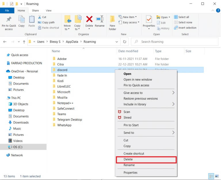 right-click-on-discord-and-select-delete-4-768x624-1 إصلاح خطأ 0 ERROR_SUCCESS على Windows