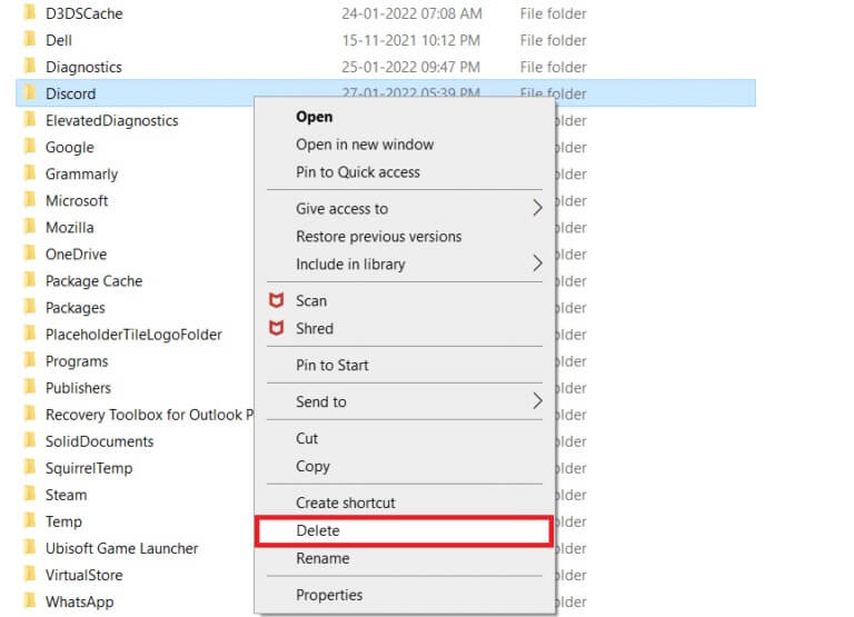 right-click-on-discord-and-select-delete-768x555-1 إصلاح عدم اكتشاف Discord للميكروفون