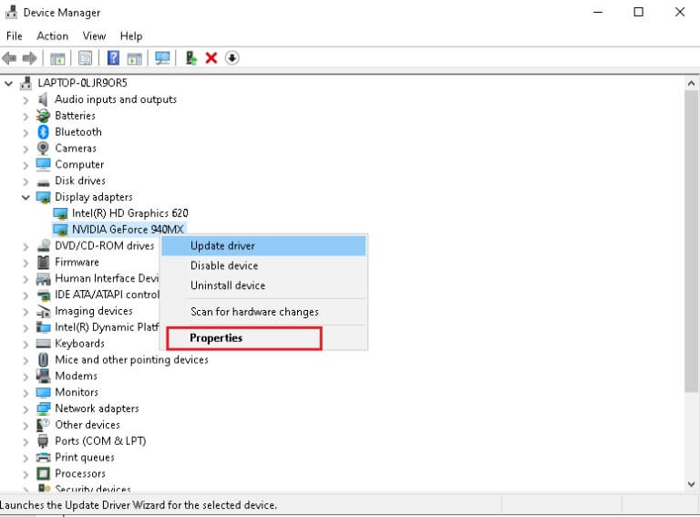 right-click-on-nvidia-geforce-940mx-and-select-pro-768x567-1 إصلاح مشكلة تعطل Discord باستمرار