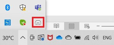 right-click-on-the-discord-icon إصلاح عدم اكتشاف Discord للميكروفون