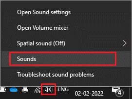right-click-on-the-sound-icon-at-the-bottom-right إصلاح عدم عمل صوت Zoom في Windows 10
