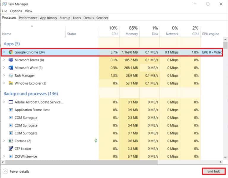 search-and-select-the-chrome-tasks-that-are-unnece-768x602-1 إصلاح عدم تحديث Google Chrome