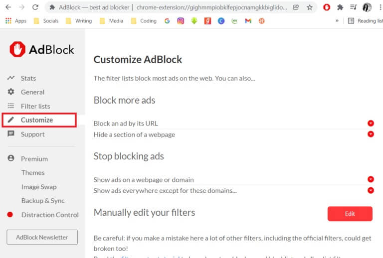 select-customize-768x518-1 إصلاح عدم عمل AdBlock على Twitch