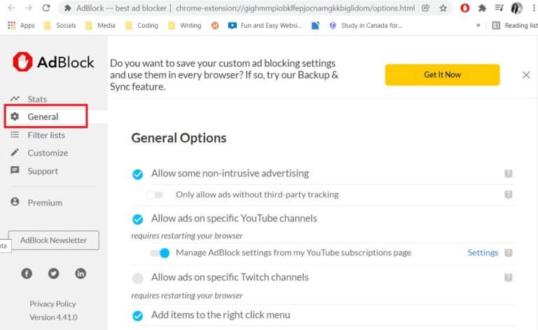 إصلاح عدم عمل AdBlock على Twitch - %categories